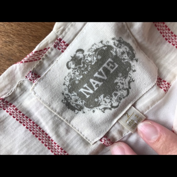 NAVE  red and white striped sundress - Picture 4 of 4